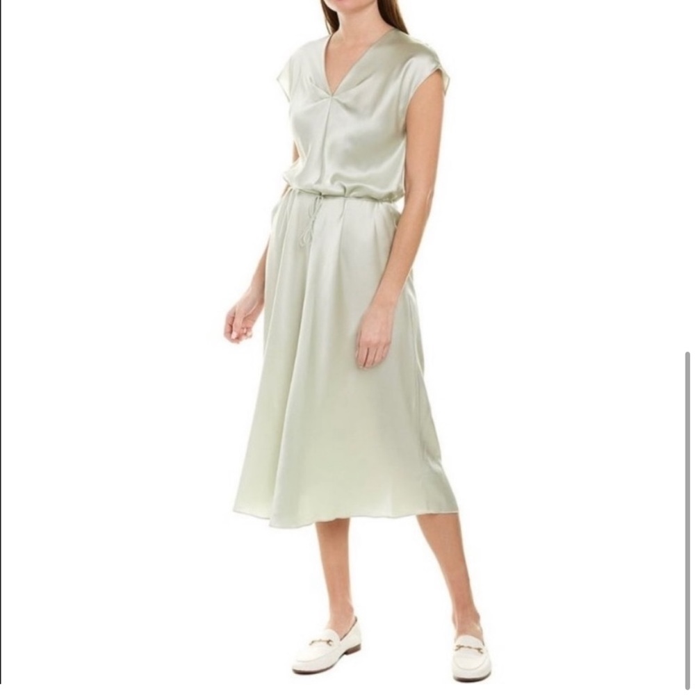 Vince sage green dress size medium